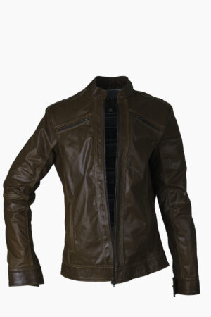 Chaqueta de cuero Hombre (V013)