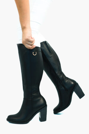 Bota de cuero Mujer (V068)