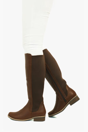 Bota de cuero Mujer (V066)